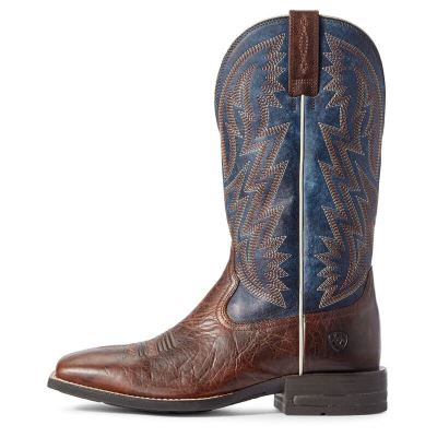 Ariat Western: Dynamic Botas Western Hombre - Marrones / Azul Marino (CQPOR0571)